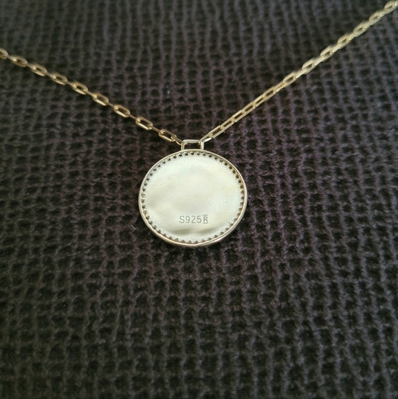 Stella Rose Jewelry Stella Rose Stationary Evil Eye Disc Pendant